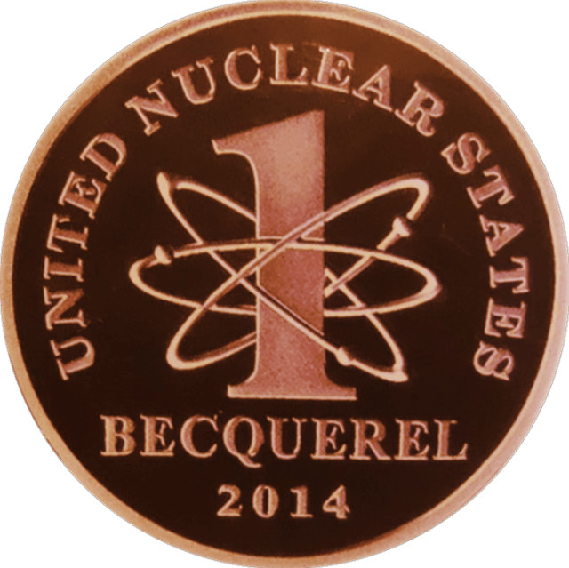 1 Бекерель, Україна