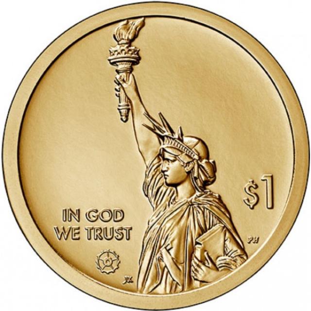 Монета Септіма Пуансетта Кларк, 1 долар 2020, США, Американські інновації