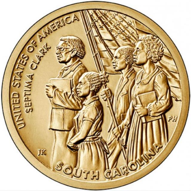 Монета Септіма Пуансетта Кларк, 1 долар 2020, США, Американські інновації