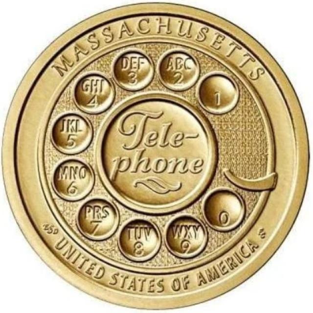 Монета Телефон, 1 долар 2020, США, Американські інновації