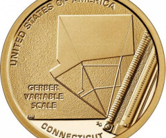 Монета Шкала Гербера, 1 долар 2020, США, Американські інновації