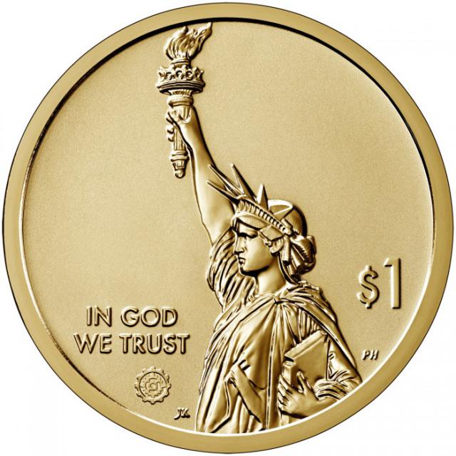 Монета Енні Джамп Кеннон, 1 долар 2019, США, Американські інновації