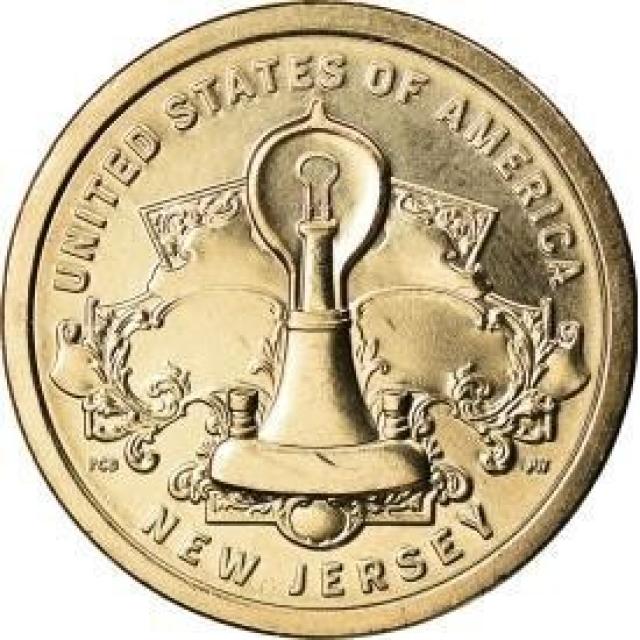 Монета Лампа розжарення, 1 долар 2019, США, Американські інновації