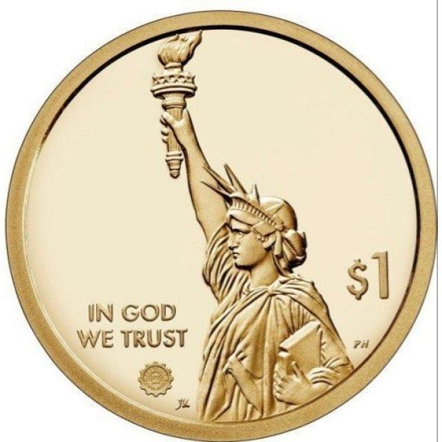 Монета Сад піклувальників, 1 долар 2019, США, Американські інновації