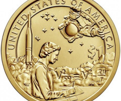 Монета Індіанці в космічній програмі, 1 долар 2019, США, Корінний американець