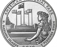 Монета Американський Меморіальний Парк, ¼ долара 2019, США, Прекрасна Америка Квотери