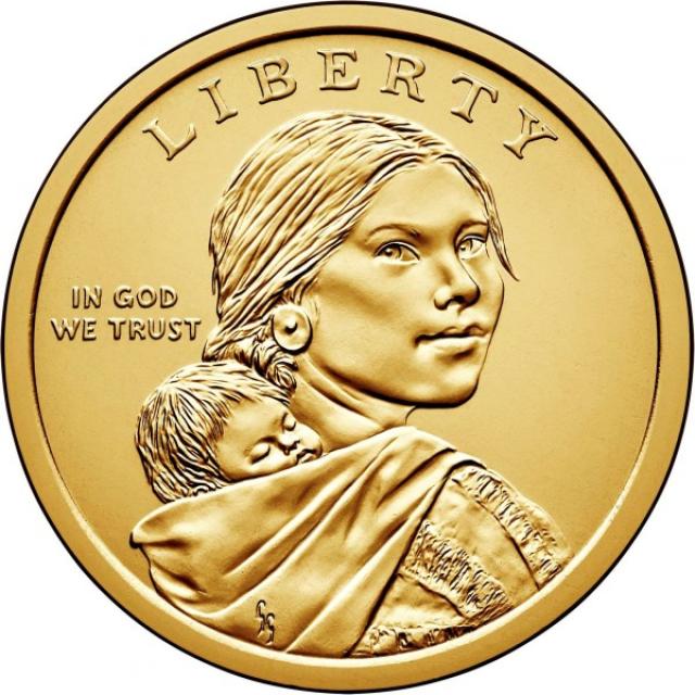 Монета Індіанці-радисти, 1 долар 2016, США, Корінний американець