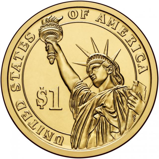 Монета Герберт Гувер, 1 долар 2014, США, Президенти США