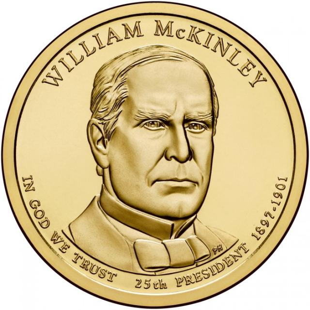 Монета Вільям МакКінлі, 1 долар 2013, США, Президенти США