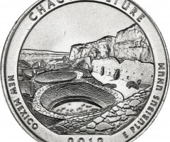 Монета Національний історичний парк Чако, ¼ долара 2012, США, Прекрасна Америка Квотери
