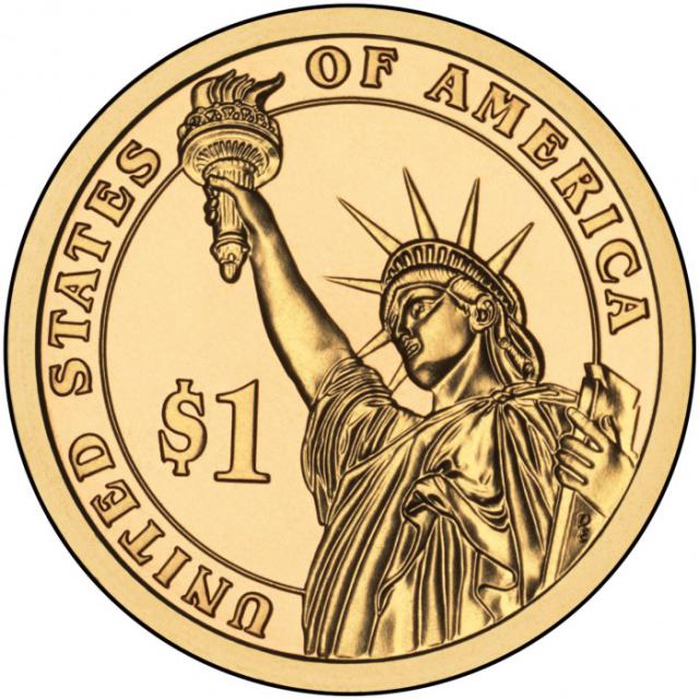 Монета Резерфорд Б. Хейс, 1 долар 2011, США, Президенти США