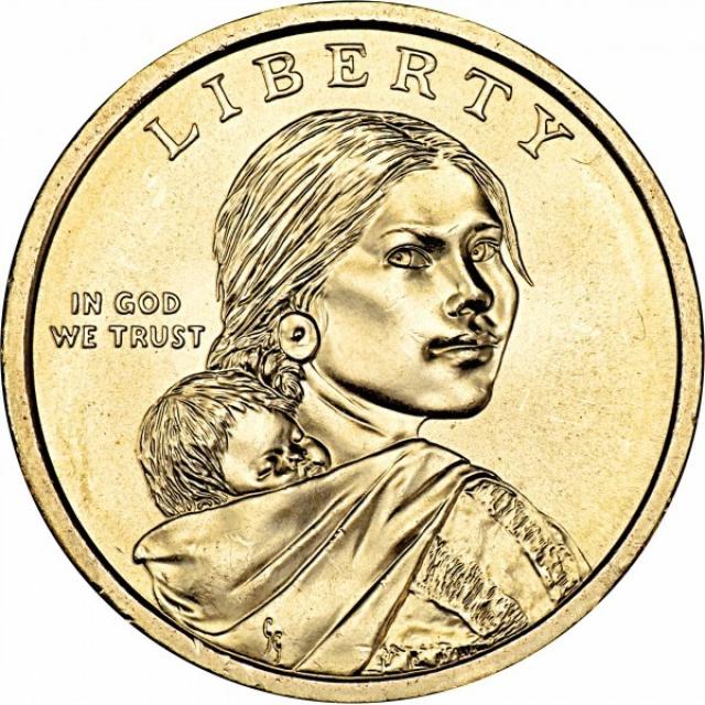Монета Договір з Вампаноагамі, 1 долар 2011, США, Корінний американець