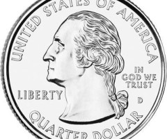 Монета Національний парк Виксбург, ¼ долара 2011, США, Прекрасна Америка Квотери
