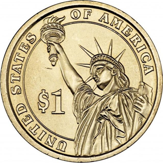 Монета Джеймс Б'юкенен, 1 долар 2010, США, Президенти США