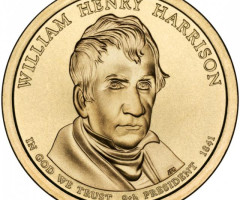 Монета Вільям Генрі Гаррісон, 1 долар 2009, США, Президенти США