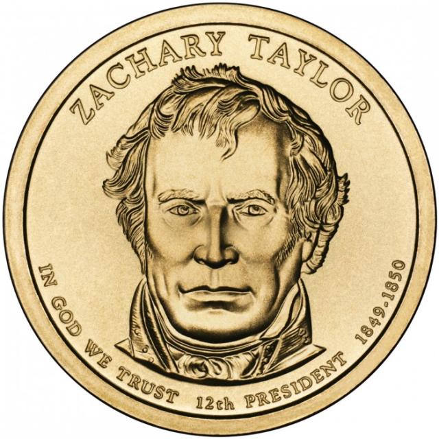 Монета Захарій Тейлор, 1 долар 2009, США, Президенти США