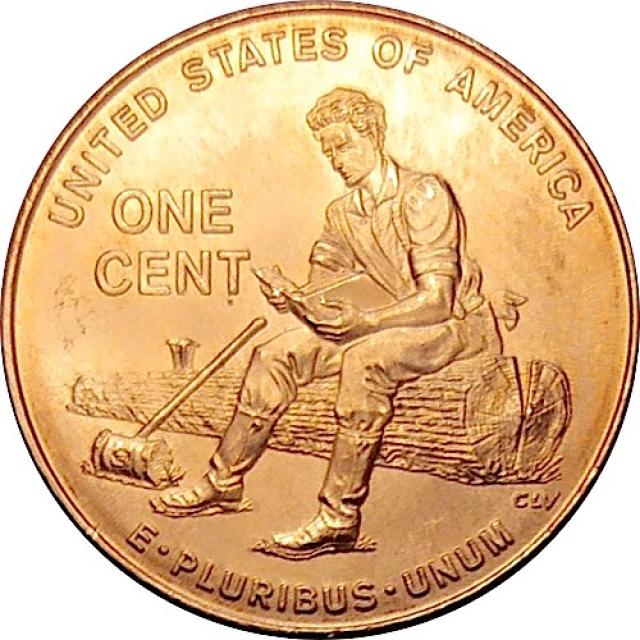 Монета Formative Years in Indiana, 1 цент 2009, США, Авраам Лінкольн