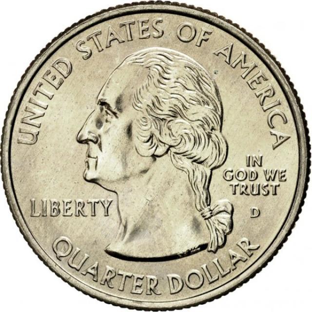 Монета Квотер штату Флорида, ¼ долара 2004, США, Квотери 50 штатів