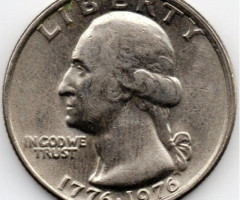 Монета Independence of USA, ¼ долара 1976, США, США