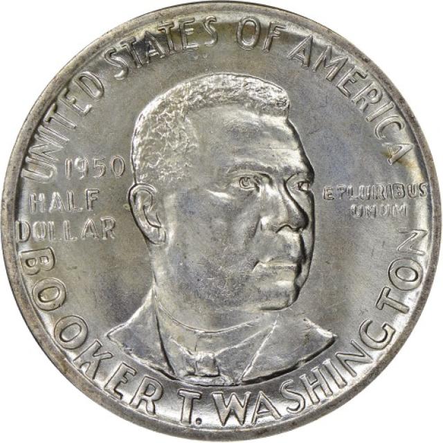 Монета Букер Таліафер Вашингтон, ½ долара 1950, США, США