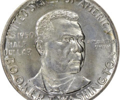 Монета Букер Таліафер Вашингтон, ½ долара 1950, США, США