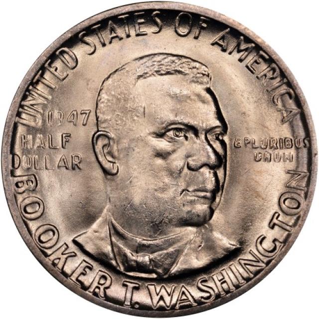 Монета Букер Таліафер Вашингтон, ½ долара 1947, США, США
