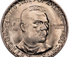 Монета Букер Таліафер Вашингтон, ½ долара 1947, США, США