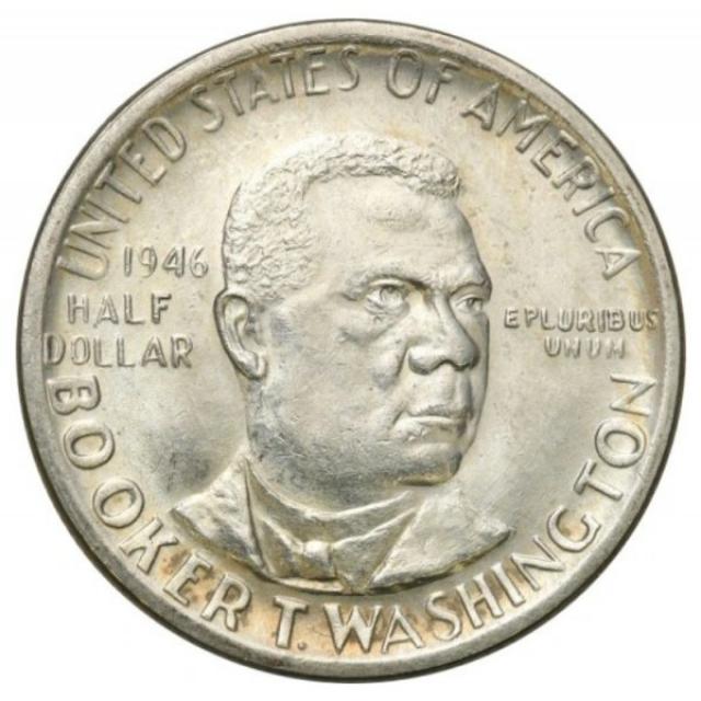 Монета Букер Таліафер Вашингтон, ½ долара 1946, США, США