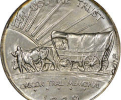 Монета Меморіал Орегонська Стежка, ½ долара 1939, США, США