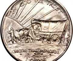 Монета Меморіал Орегонська Стежка, ½ долара 1926, США, США