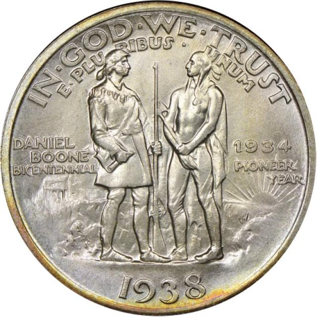 Монета Daniel Boone, ½ долара 1938, США, США