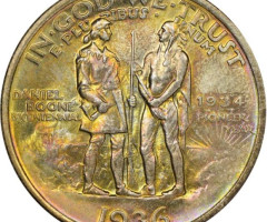 Монета Daniel Boone, ½ долара 1936, США, США