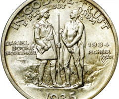 Монета Daniel Boone, ½ долара 1935, США, США