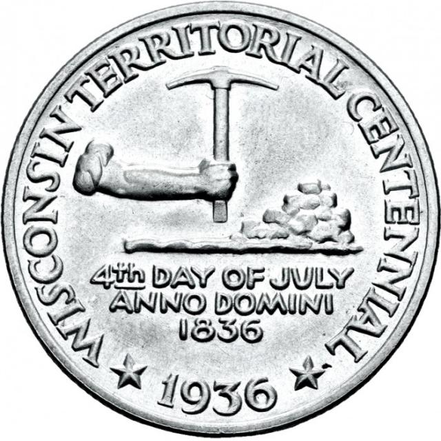 Монета State of Wisconsin, ½ долара 1936, США, США