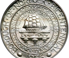 Монета Norfolk, ½ долара 1936, США, США