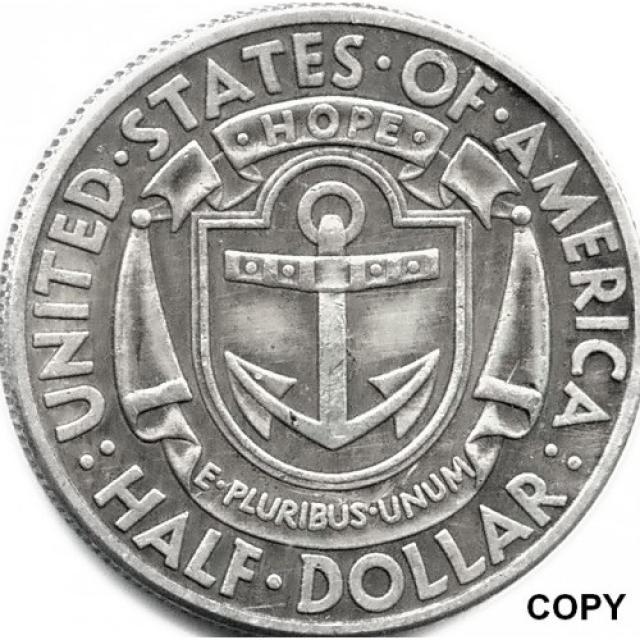Монета Rhode Island, ½ долара 1936, США, США