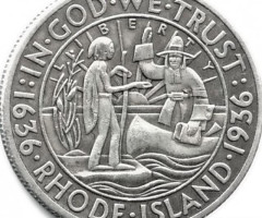Монета Rhode Island, ½ долара 1936, США, США