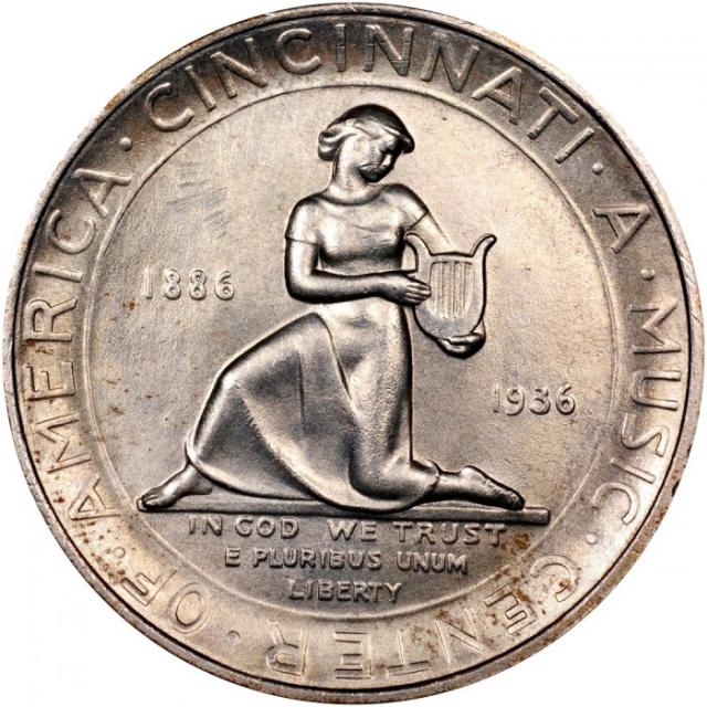 Монета Музичний центр Цинциннаті, ½ долара 1936, США, США