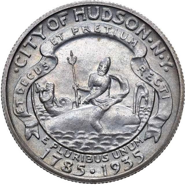 Монета City of Hudson, NY, ½ долара 1935, США, США
