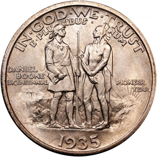Монета Daniel Boone, ½ долара 1935, США, США