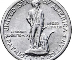 Монета Battles of Lexington and Concord, ½ долара 1925, США, США