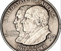 Монета Доктрина Монро, ½ долара 1923, США, США