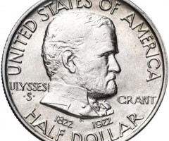 Монета Улісс С. Грант, ½ долара 1922, США, США