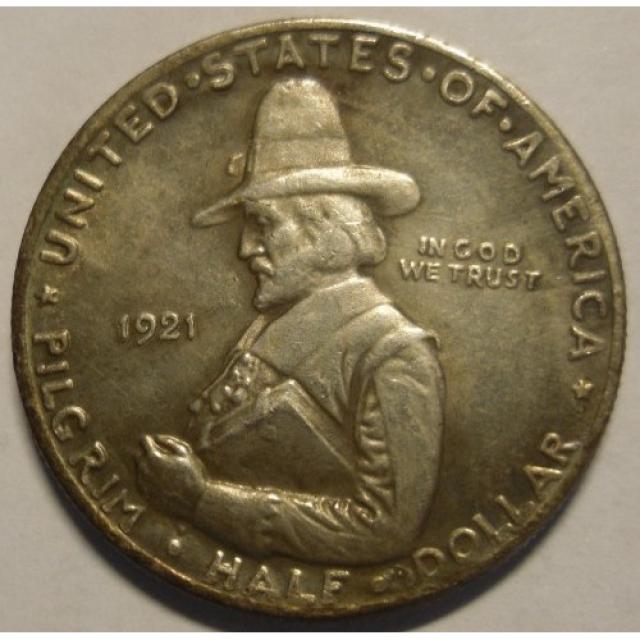 Монета Pilgrims, ½ долара 1921, США, США