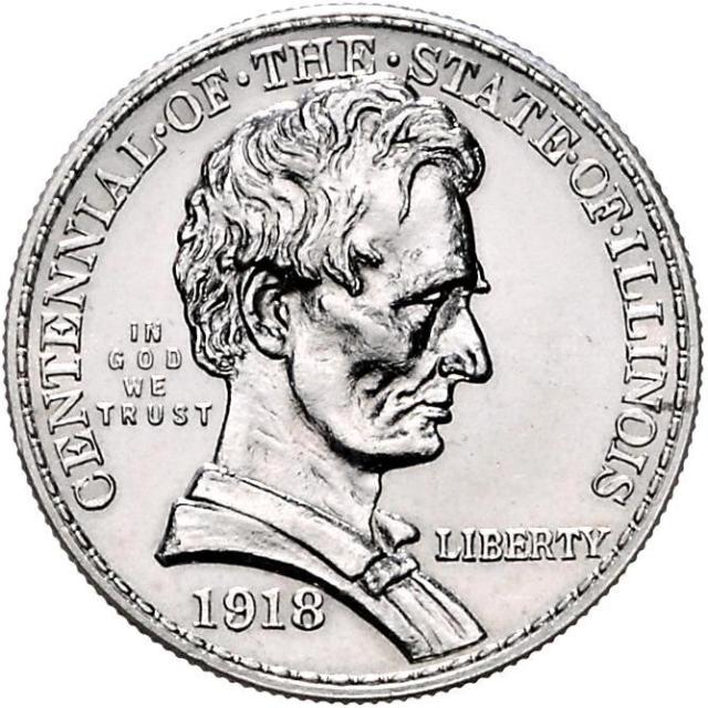 Монета State of Illinois, ½ долара 1918, США, США