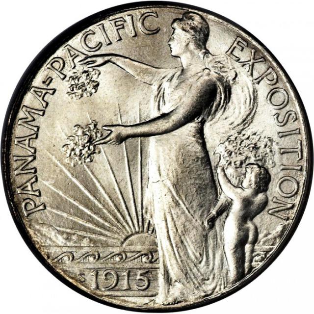 Монета Панамо-Тихоокеанська міжнародна виставка, ½ долара 1915, США, США
