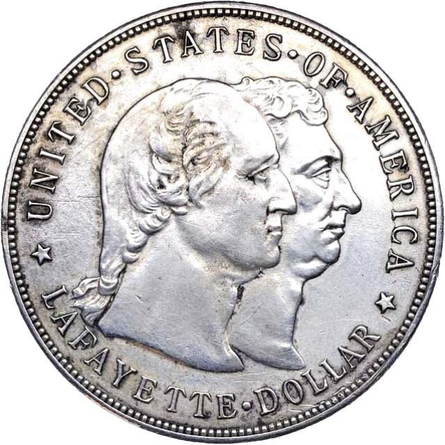 Монета Спорудження пам'ятника Лафаєту, 1 долар 1900, США, США