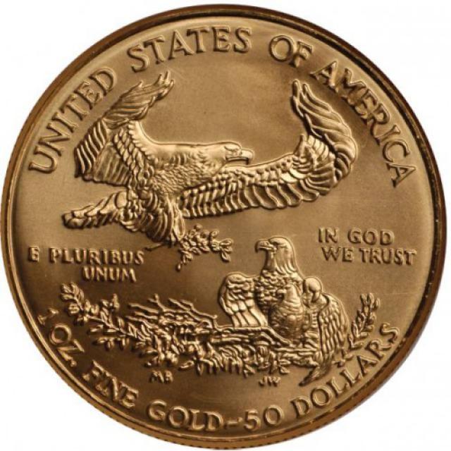 Монета Американський золотий орел, 50 доларів 2002, США, США