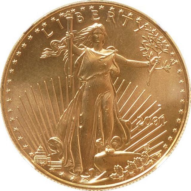 Монета Американський золотий орел, 50 доларів 2001, США, США