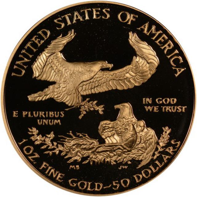 Монета Американський золотий орел, 50 доларів 1996, США, США
